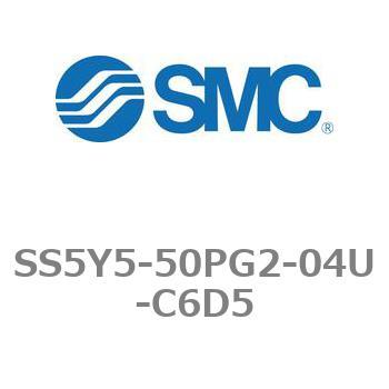 5ポートソレノイドバルブ用マニホールドベース SY5000シリーズ SS5Y5-50PG2 - SMC