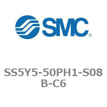 5ポートソレノイドバルブ用マニホールドベース SY5000シリーズ SS5Y5-50PH1 SMC