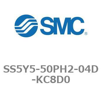 5ポートソレノイドバルブ用マニホールドベース SY5000シリーズ SS5Y5-50PH2 SMC
