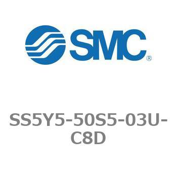 5ポートソレノイドバルブ用マニホールドベース SY5000シリーズ SS5Y5-50S5 SMC