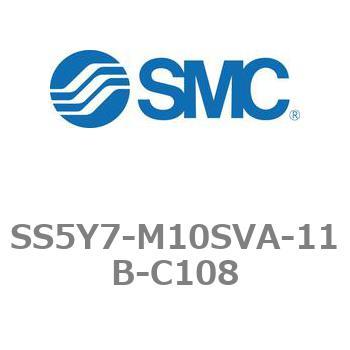 5ポートソレノイドバルブ用マニホールドベース SY7000シリーズ SS5Y7-M10SVA SMC
