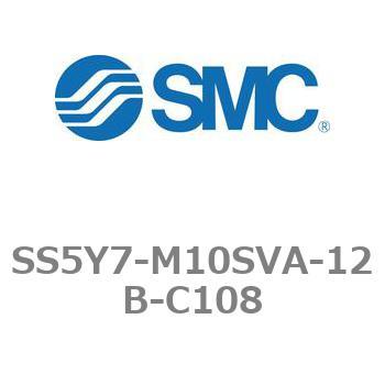 5ポートソレノイドバルブ用マニホールドベース SY7000シリーズ SS5Y7-M10SVA SMC