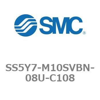 5ポートソレノイドバルブ用マニホールドベース SY7000シリーズ SS5Y7-M10SVBN SMC