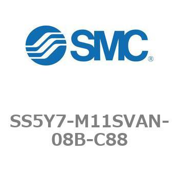 5ポートソレノイドバルブ用マニホールドベース SY7000シリーズ SS5Y7-M11SVAN SMC
