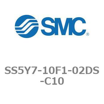 5ポートソレノイドバルブ用マニホールドベース SY7000シリーズ SS5Y7-10F1 SMC
