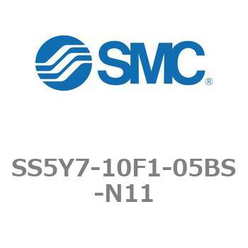 5ポートソレノイドバルブ用マニホールドベース SY7000シリーズ SS5Y7-10F1 SMC