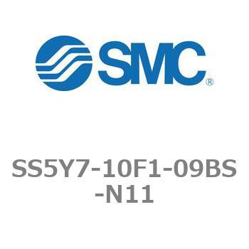 5ポートソレノイドバルブ用マニホールドベース SY7000シリーズ SS5Y7-10F1 SMC