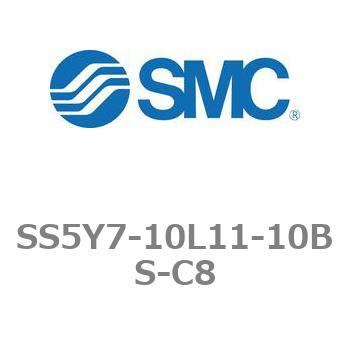 5ポートソレノイドバルブ用マニホールドベース SY7000シリーズ SS5Y7-10L11 SMC