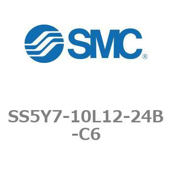 5ポートソレノイドバルブ用マニホールドベース SY7000シリーズ SS5Y7-10L12 SMC