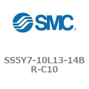 5ポートソレノイドバルブ用マニホールドベース SY7000シリーズ SS5Y7-10L13 SMC