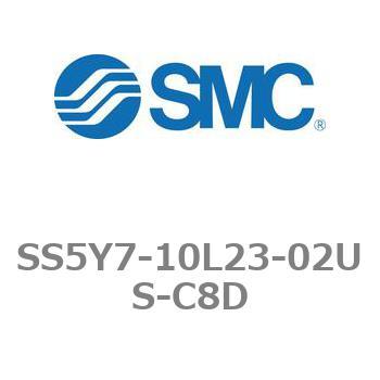 5ポートソレノイドバルブ用マニホールドベース SY7000シリーズ SS5Y7-10L23 SMC
