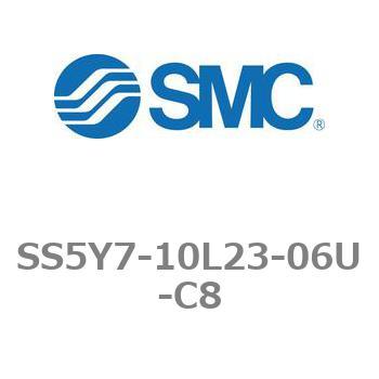 5ポートソレノイドバルブ用マニホールドベース SY7000シリーズ SS5Y7-10L23 SMC