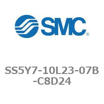 5ポートソレノイドバルブ用マニホールドベース SY7000シリーズ SS5Y7-10L23 SMC