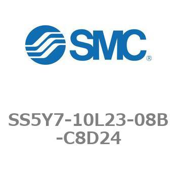 5ポートソレノイドバルブ用マニホールドベース SY7000シリーズ SS5Y7-10L23 SMC