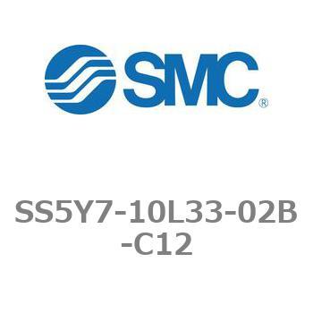 5ポートソレノイドバルブ用マニホールドベース SY7000シリーズ SS5Y7-10L33 SMC