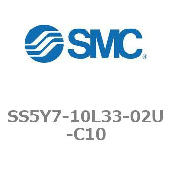 5ポートソレノイドバルブ用マニホールドベース SY7000シリーズ SS5Y7-10L33 SMC