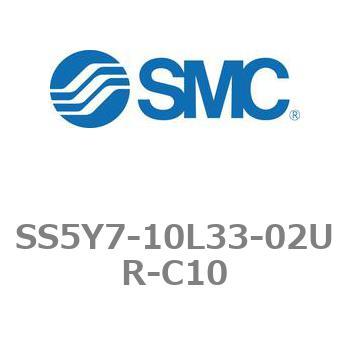 5ポートソレノイドバルブ用マニホールドベース SY7000シリーズ SS5Y7-10L33 SMC