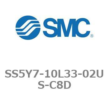 5ポートソレノイドバルブ用マニホールドベース SY7000シリーズ SS5Y7-10L33 SMC