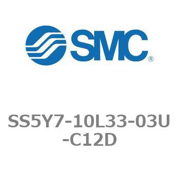 5ポートソレノイドバルブ用マニホールドベース SY7000シリーズ SS5Y7-10L33 SMC