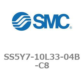 5ポートソレノイドバルブ用マニホールドベース SY7000シリーズ SS5Y7-10L33 SMC