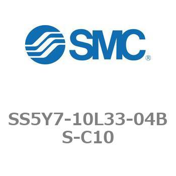 5ポートソレノイドバルブ用マニホールドベース SY7000シリーズ SS5Y7-10L33 SMC