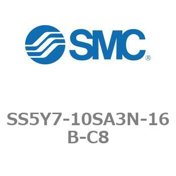 5ポートソレノイドバルブ用マニホールドベース SY7000シリーズ SS5Y7-10SA3N SMC