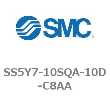 5ポートソレノイドバルブ用マニホールドベース SY7000シリーズ SS5Y7-10SQA SMC