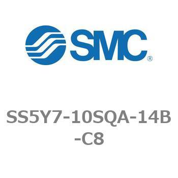 5ポートソレノイドバルブ用マニホールドベース SY7000シリーズ SS5Y7-10SQA SMC