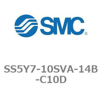 5ポートソレノイドバルブ用マニホールドベース SY7000シリーズ SS5Y7-10SVA SMC