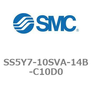 5ポートソレノイドバルブ用マニホールドベース SY7000シリーズ SS5Y7-10SVA SMC