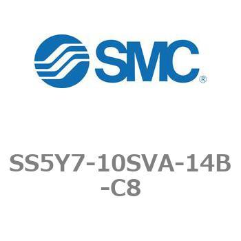 5ポートソレノイドバルブ用マニホールドベース SY7000シリーズ SS5Y7-10SVA SMC