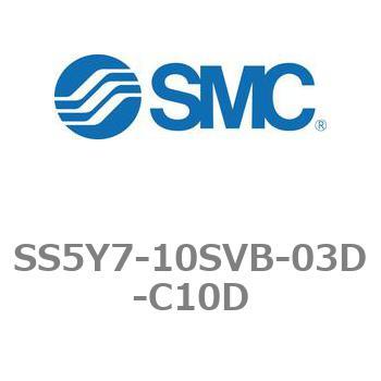 5ポートソレノイドバルブ用マニホールドベース SY7000シリーズ SS5Y7-10SVB SMC