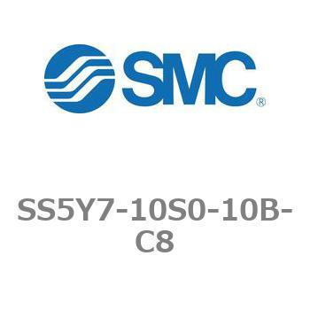 5ポートソレノイドバルブ用マニホールドベース SY7000シリーズ SS5Y7-10S0 SMC