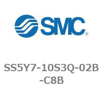 5ポートソレノイドバルブ用マニホールドベース SY7000シリーズ SS5Y7-10S3Q - SMC