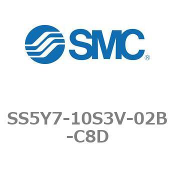 5ポートソレノイドバルブ用マニホールドベース SY7000シリーズ SS5Y7-10S3V SMC