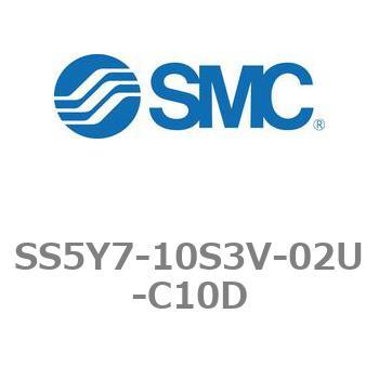 5ポートソレノイドバルブ用マニホールドベース SY7000シリーズ SS5Y7-10S3V SMC