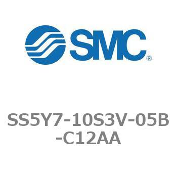 5ポートソレノイドバルブ用マニホールドベース SY7000シリーズ SS5Y7-10S3V SMC