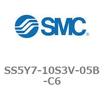 5ポートソレノイドバルブ用マニホールドベース SY7000シリーズ SS5Y7-10S3V SMC