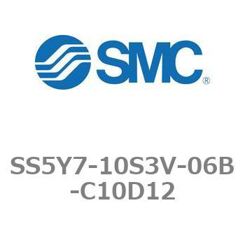 5ポートソレノイドバルブ用マニホールドベース SY7000シリーズ SS5Y7-10S3V SMC