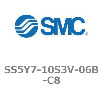 5ポートソレノイドバルブ用マニホールドベース SY7000シリーズ SS5Y7-10S3V SMC