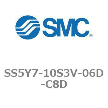 5ポートソレノイドバルブ用マニホールドベース SY7000シリーズ SS5Y7-10S3V SMC