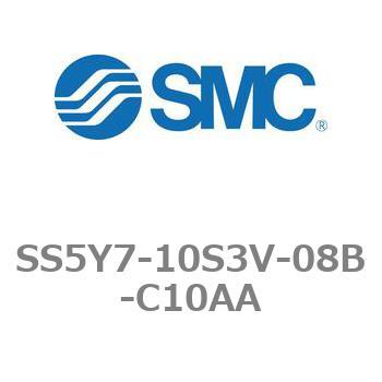 5ポートソレノイドバルブ用マニホールドベース SY7000シリーズ SS5Y7-10S3V SMC