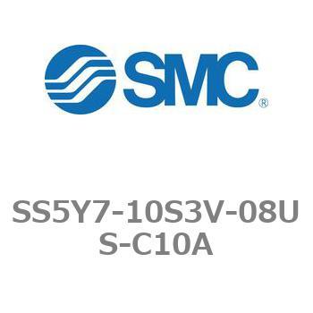 5ポートソレノイドバルブ用マニホールドベース SY7000シリーズ SS5Y7-10S3V SMC