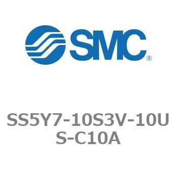 5ポートソレノイドバルブ用マニホールドベース SY7000シリーズ SS5Y7-10S3V SMC