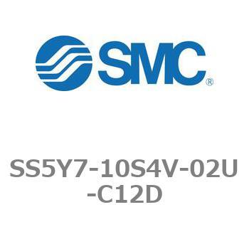 5ポートソレノイドバルブ用マニホールドベース SY7000シリーズ SS5Y7-10S4V - SMC