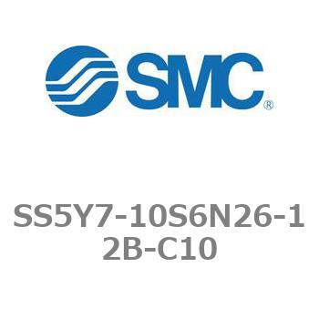 5ポートソレノイドバルブ用マニホールドベース SY7000シリーズ SS5Y7-10S6N26 SMC
