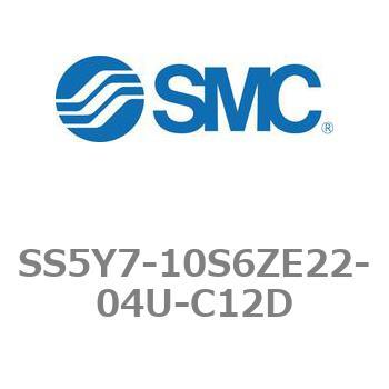 5ポートソレノイドバルブ用マニホールドベース SY7000シリーズ SS5Y7-10S6ZE22 SMC