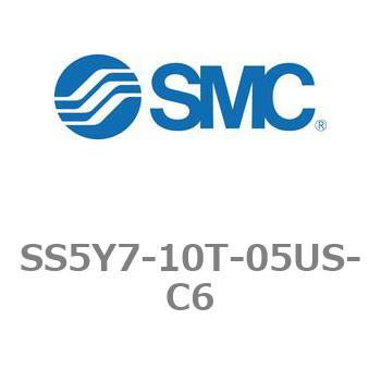 5ポートソレノイドバルブ用マニホールドベース SY7000シリーズ SS5Y7-10T