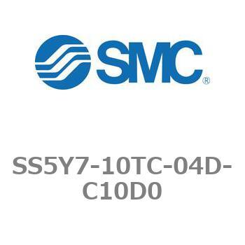 5ポートソレノイドバルブ用マニホールドベース SY7000シリーズ SS5Y7-10TC SMC