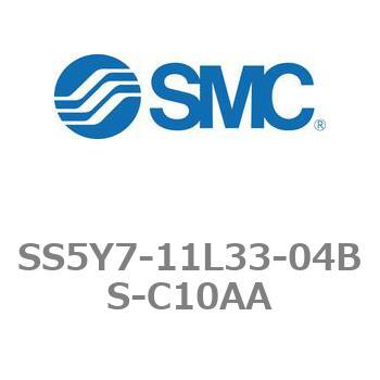 5ポートソレノイドバルブ用マニホールドベース SY7000シリーズ SS5Y7-11L33 SMC